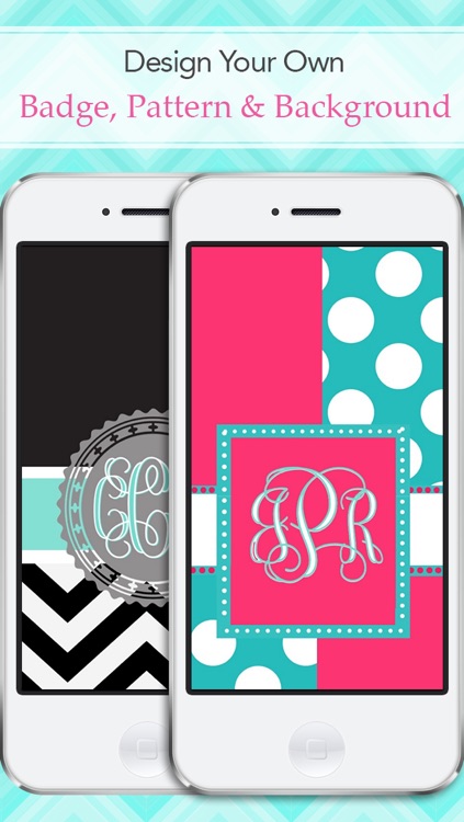 Stencil - Monogram Wallpaper Backgrounds Fashion Skins Themes