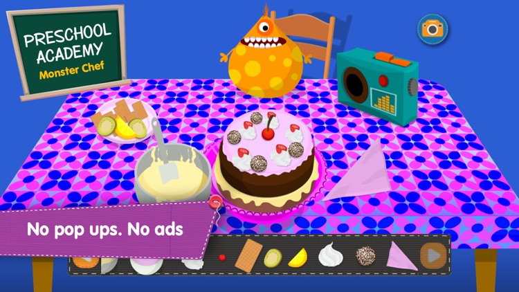 Monster Chef - Baking and cooking with cute monsters - Preschool Academy educational game for children screenshot-4
