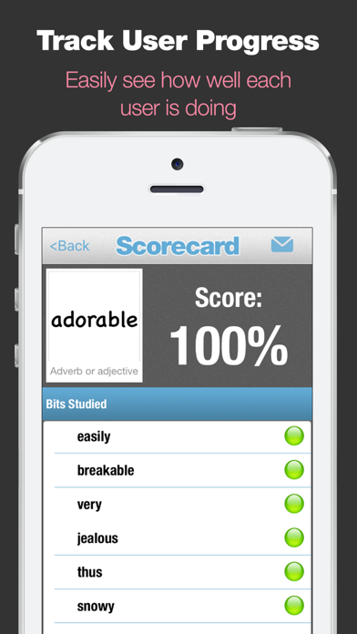 Adverbs - Great Games and Exercises for Learning English Vocabulary by Example iPhone screenshot 5 - Education app