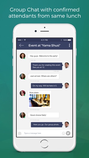 Lunch Buddy - meet professionals nearby(圖4)-速報App