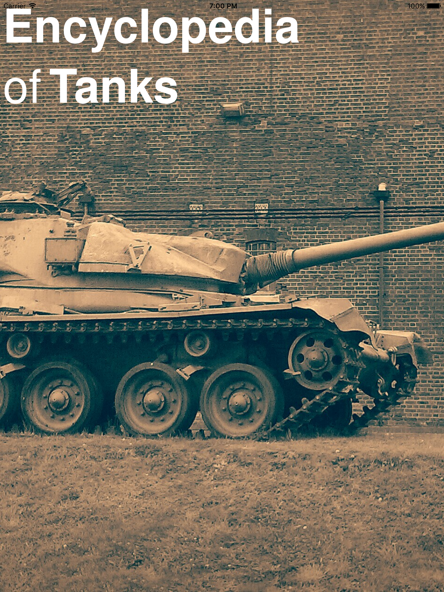 CHI Encyclopedia of Tanks