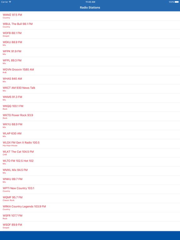 Screenshot #4 pour Radio Channel Kentucky FM Online Streaming