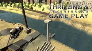 Army Bridge Construction Simulator – Mega machines & cargo crane driving game screenshot #3 for iPhone