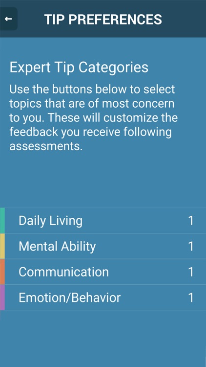 cTrack Memory Loss Monitoring for Caregivers screenshot-4