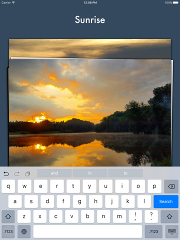 PhotoSwipe - For Flickr! iPad screenshot 5 - Photo & Video app