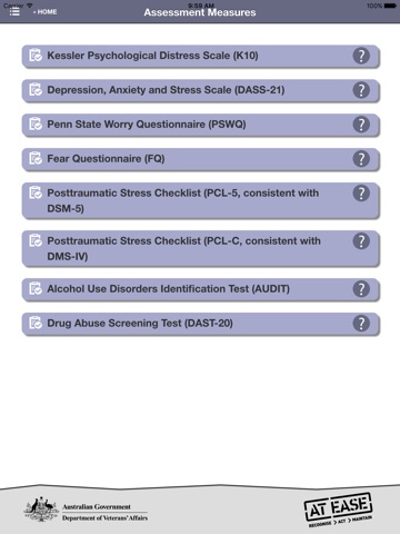 The Veteran Mental Health Consultation Companion (VMHC²) screenshot 2