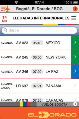 Vuelos Bogota screenshot 2
