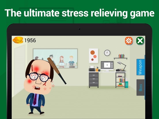 Hit the boss, Virtual game to beat the superior, smash him and be relaxed iPad screenshot