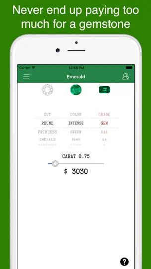 Скриншот Diamond And Gem Price Guide на iPhone 4