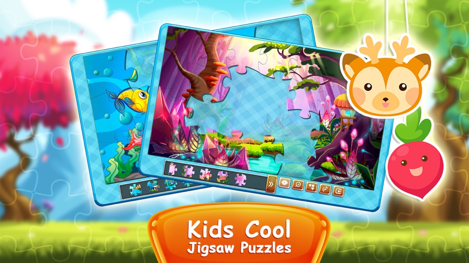 #3. Kids Cool Jigsaw Puzzles (iOS) Podle: Sergey Vlasenko