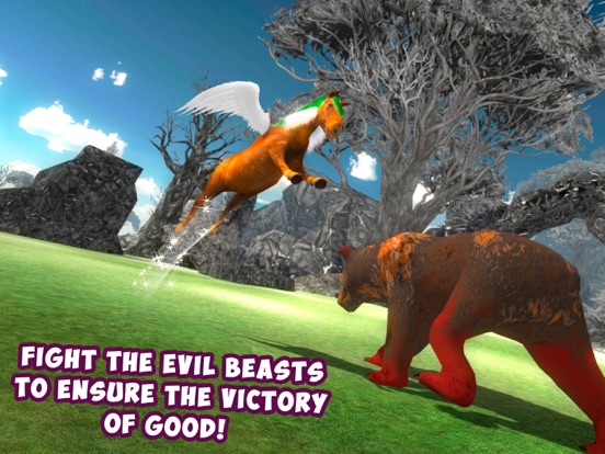 Flying Pony Simulator 3D iPad screenshot 1 - Games app