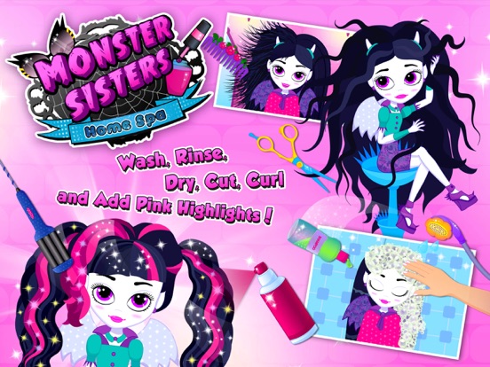 Screenshot #4 pour Monster Sisters 2 Home Spa - Rock Star Makeover