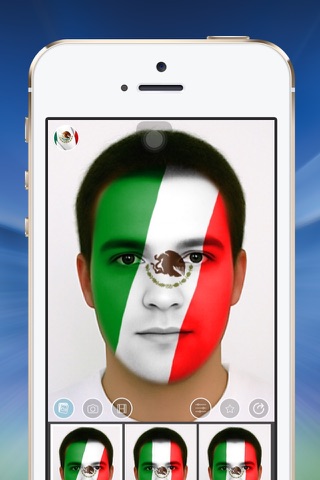 Flag Face Mexico screenshot 2