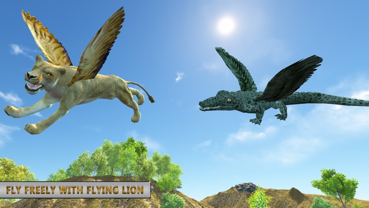 Flying Wild Crocodile Attack screenshot-4
