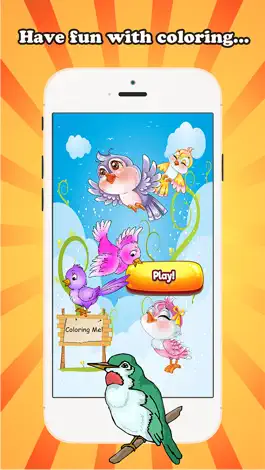 Game screenshot Bird Coloring Book for children age 1-10: Drawing & Coloring page games free for learning skill mod apk