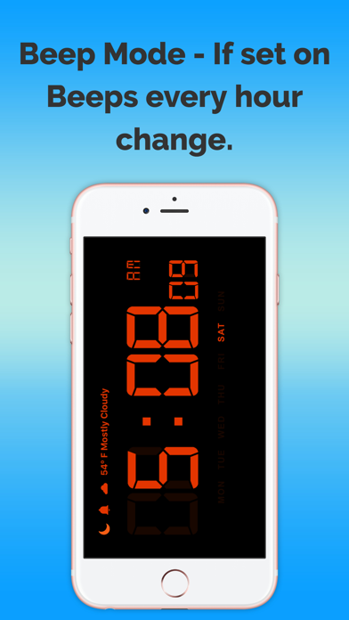 Screenshot #1 pour Numérique Weather Clock-Free