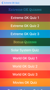 Extreme General Knowledge Quiz screenshot