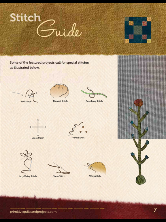 Screenshot #3 for Primitive Quilts and Projects