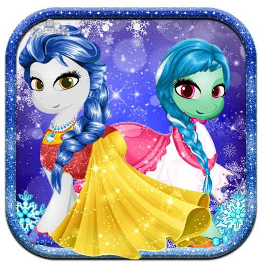 Pony Descendants Snow Princess Dress-Up -  My little Frozen Equestria Girls Edition