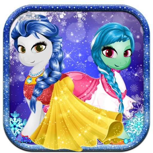 Pony Descendants Snow Princess Dress-Up -  My little Frozen Equestria Girls Edition Icon