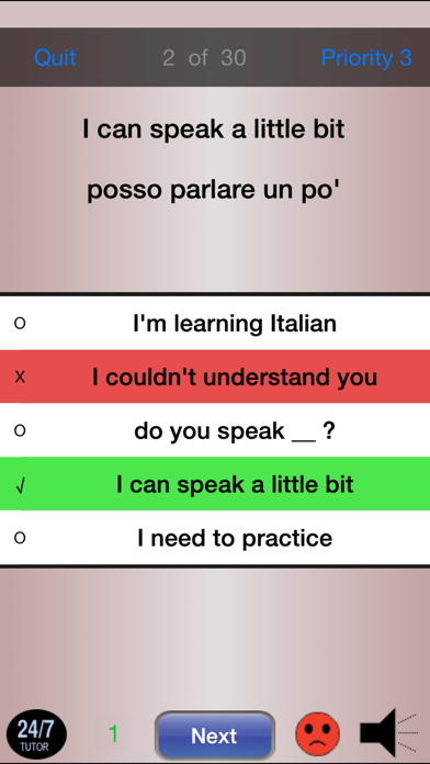Italian Phrases 24/7 Language Learning Screenshot 4