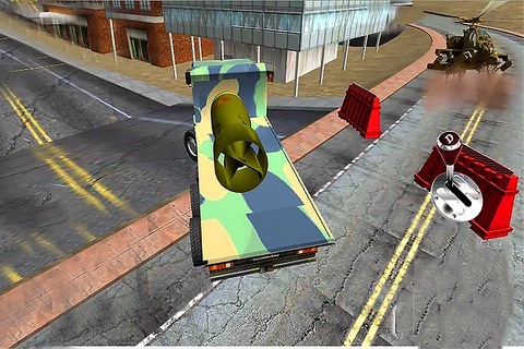 Military Cargo Transport : Army War Missile Cargo Truck Driving & Parking 3D screenshot 2