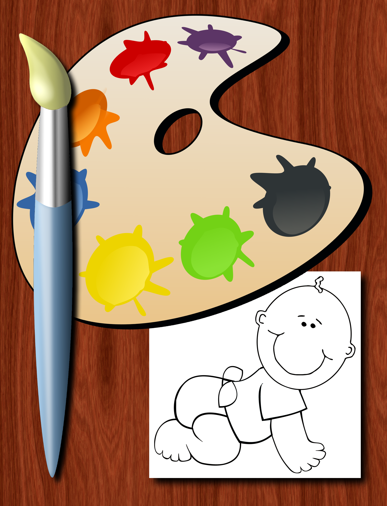 Younger Baby's Coloring Pages screenshot 10
