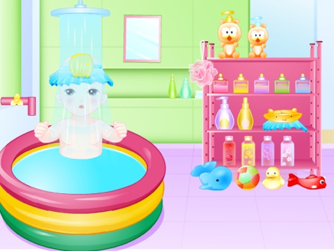 Cute Baby Bath Game HD screenshot 2