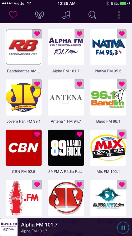 Radio Brazil - Free AM FM & Music Radios screenshot-3