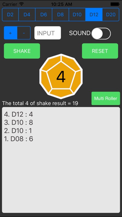 Dice Roller For "Dungeons & Dragons"