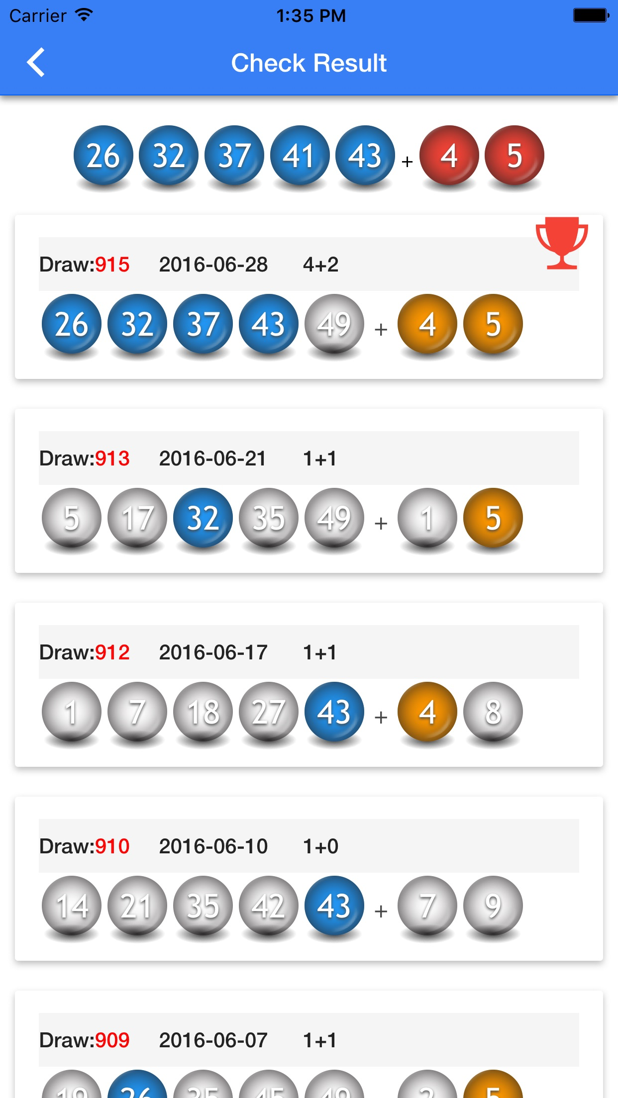 EuroMillions  Millionaire Maker My Million result