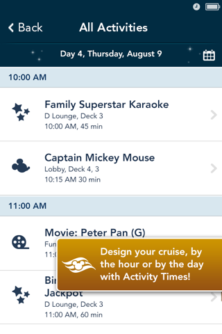 Disney Cruise Line Navigator screenshot 3