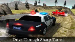 off-road police car driver chase: real driving & action shooting game iphone screenshot 1