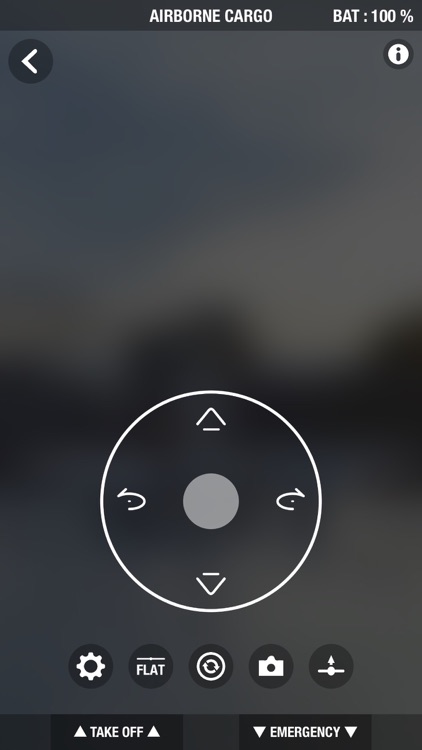 One Handed Controller for Airborne Cargo Drone