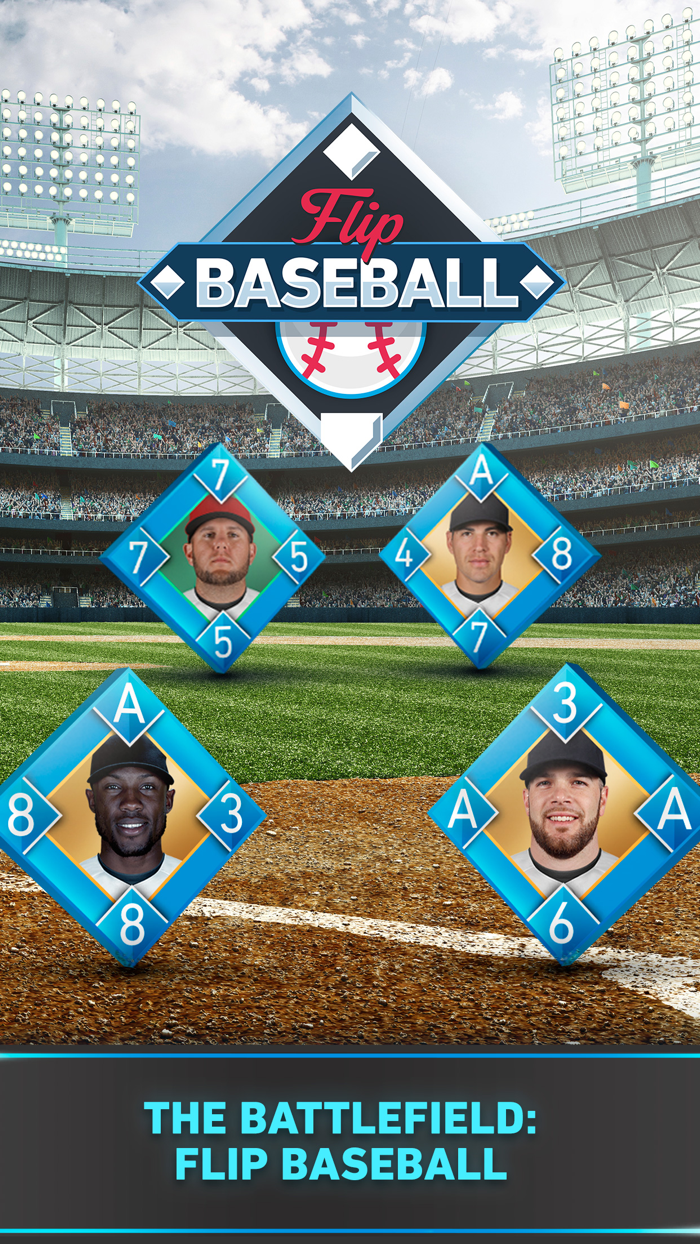 Flip Baseball official MLBPA card game