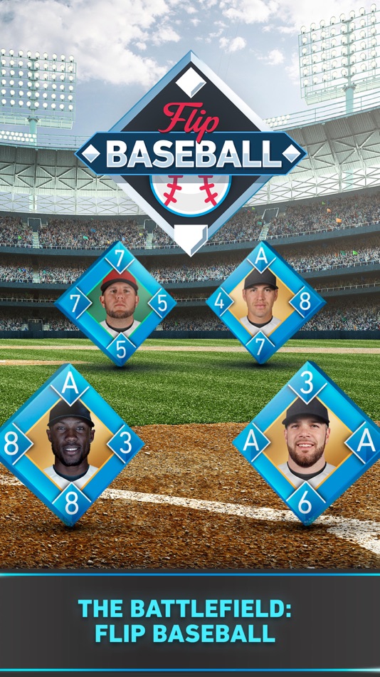 #1. Flip Baseball: official MLBPA card game (iOS) By: Taproom SL