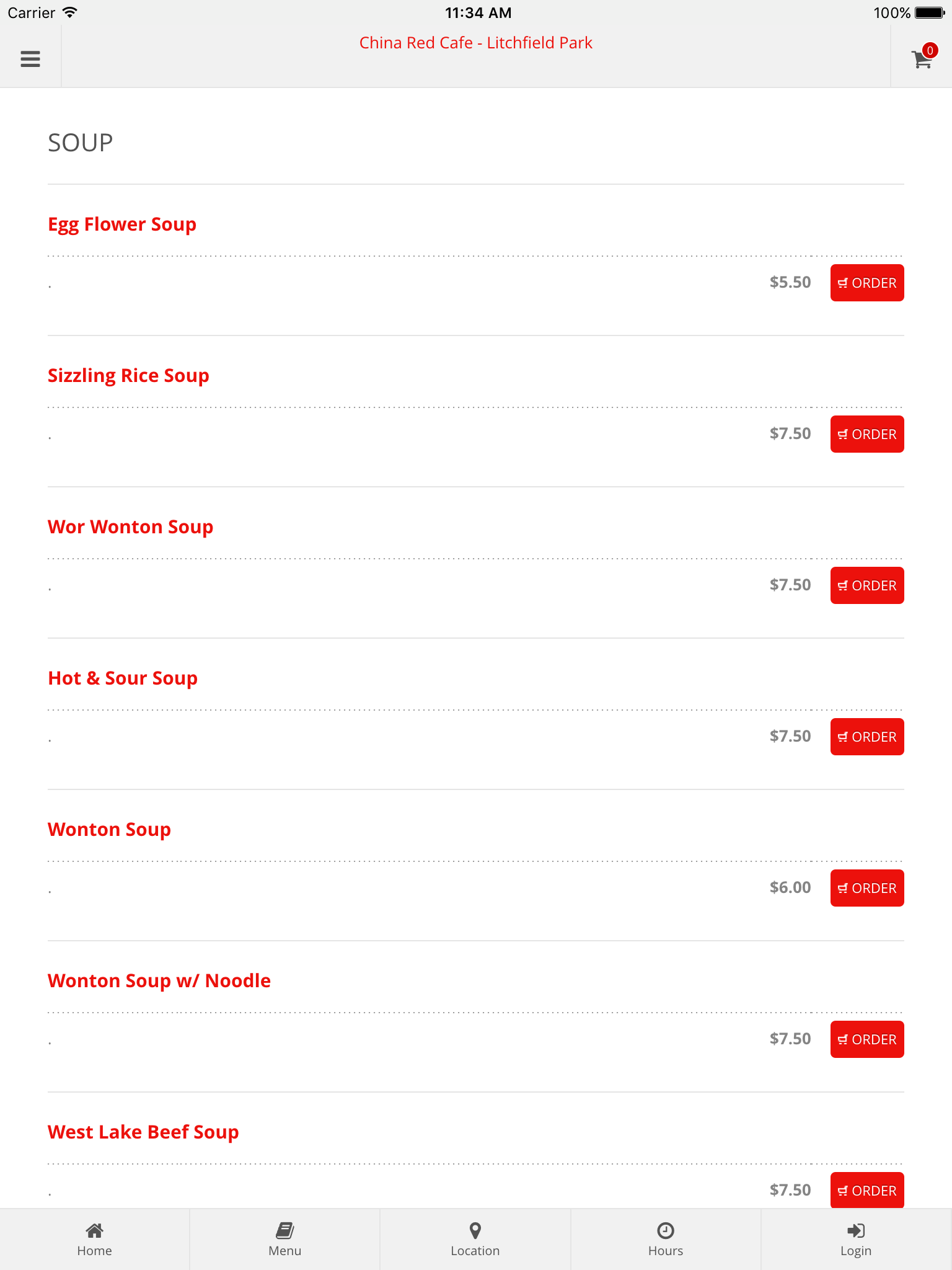 China Red Cafe - Litchfield Park  Online Ordering