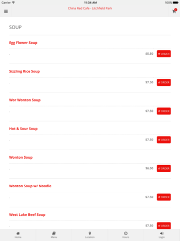 Screenshot #6 pour China Red Cafe - Litchfield Park  Online Ordering
