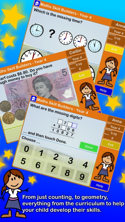 Maths Skill Builders - Year 4 - Australia