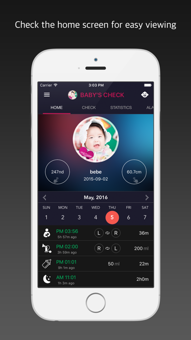 Screenshot #1 pour Baby's check