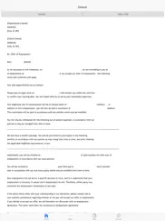 job offer letter айпад изображения 3