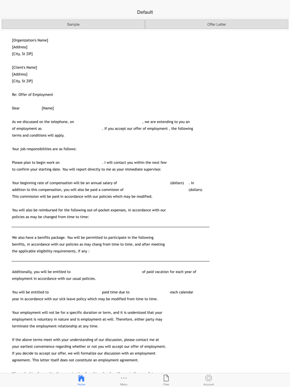 Screenshot #6 pour Job Offer Letter