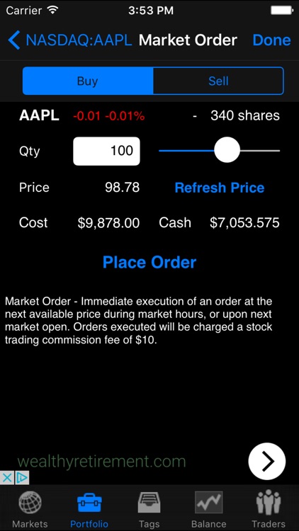 Stock Wars - Virtual Investing