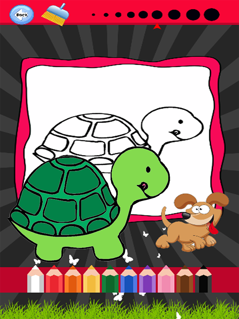 Cute Pet Paint and Coloring Book Learning Skill - Fun Games Free For Kids screenshot 9