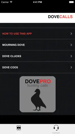 Game screenshot REAL Dove Calls and Dove Sounds for Bird Hunting! - BLUETOOTH COMPATIBLE apk