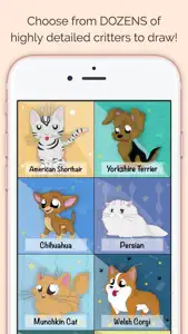 How to draw Dogs & Cats screenshot #2 for iPhone