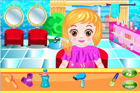 Little Cute Baby Hair Salon screenshot 4