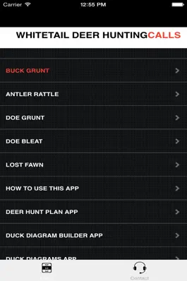 Game screenshot Whitetail Hunting Calls-Deer Buck Grunt -Buck Call - AD FREE - BLUETOOTH COMPATIBLE apk