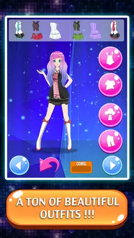 Game screenshot Dress Up Games Vocaloid Fashion Girls - Make Up Makeover Beauty Salon Game for Girls & Kids Free apk