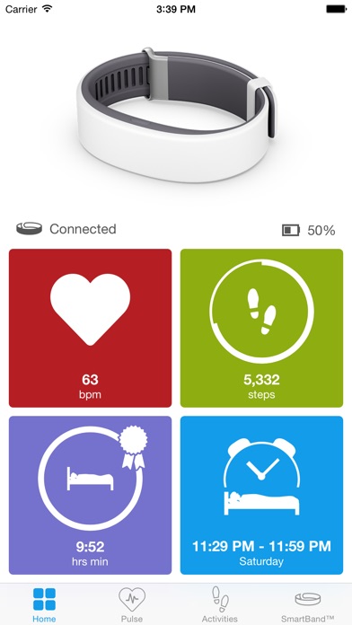 SmartBand™ 2 SWR12のスクリーンショット1 SmartBand™ 2 SWR12のスクリーンショット1